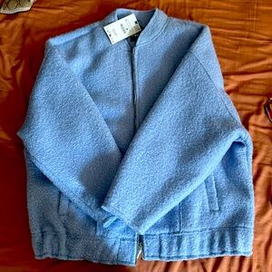 Women's oversized woven jacket